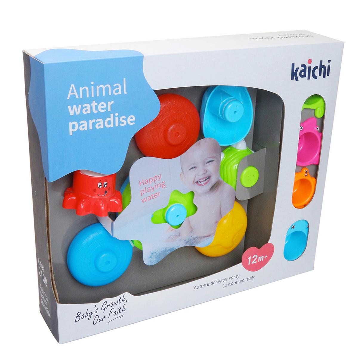 ZABAWKA DO KĄPIELI STAPELBECHER ANIMAL 8 TEILIG - różnokolorowy, Basics, tworzywo sztuczne - My Baby Lou