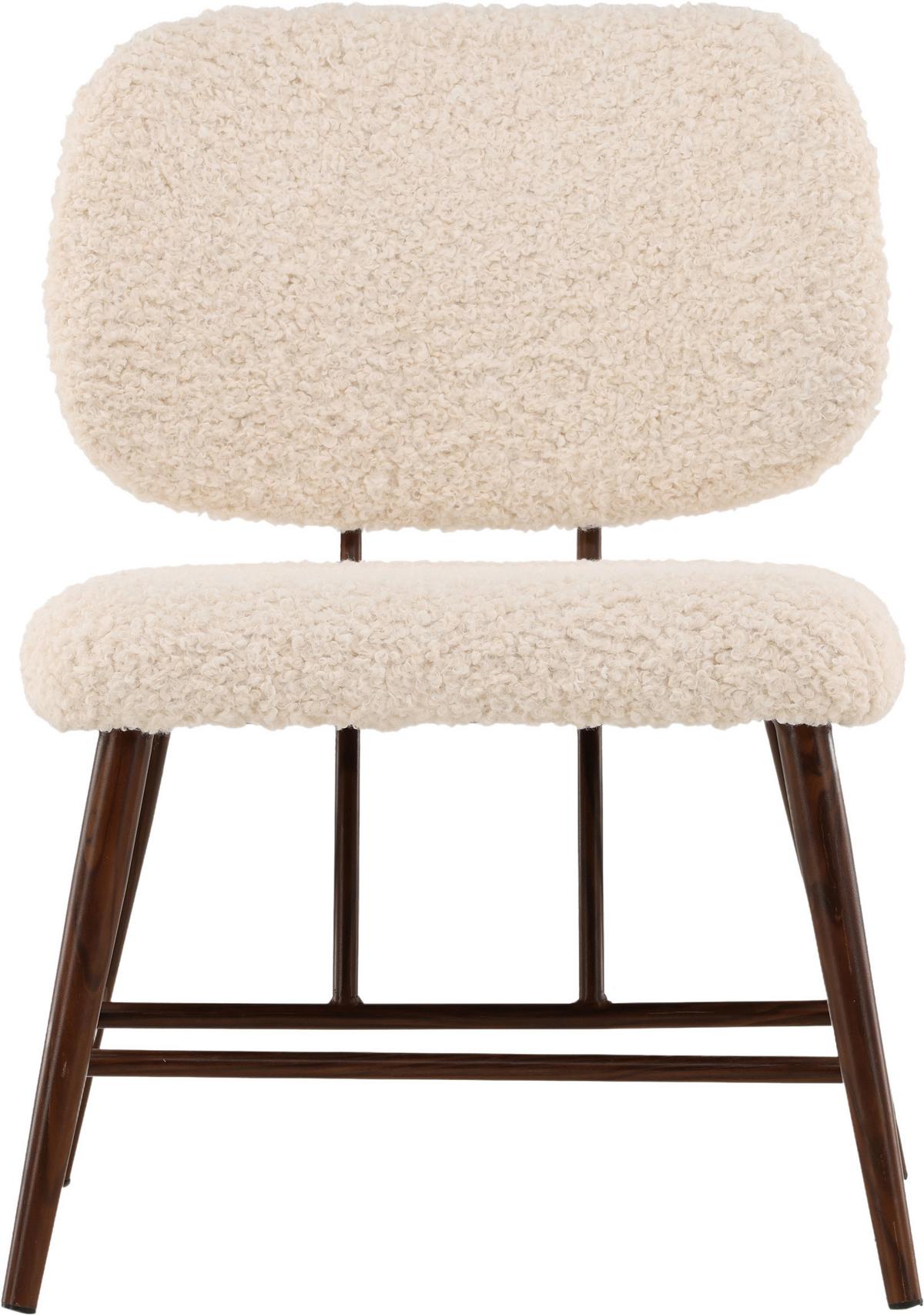 SESSEL MIDLAD - Weiß, Design, Textil/Metall (58/84/62cm) - Livetastic