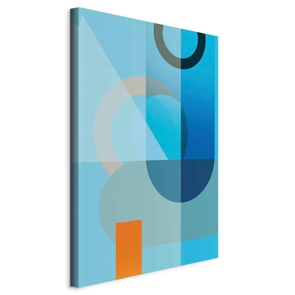 Slika Na Platnu Blue Surface - svetlo modra, Basics, tekstil/leseni material (40/60/1,2cm) - artgeist