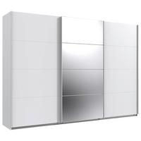 Ormar S Kliznim Vratima Norderstedt - bijela, Moderno, staklo/drvni materijal (313/236/64cm) - Modern Living