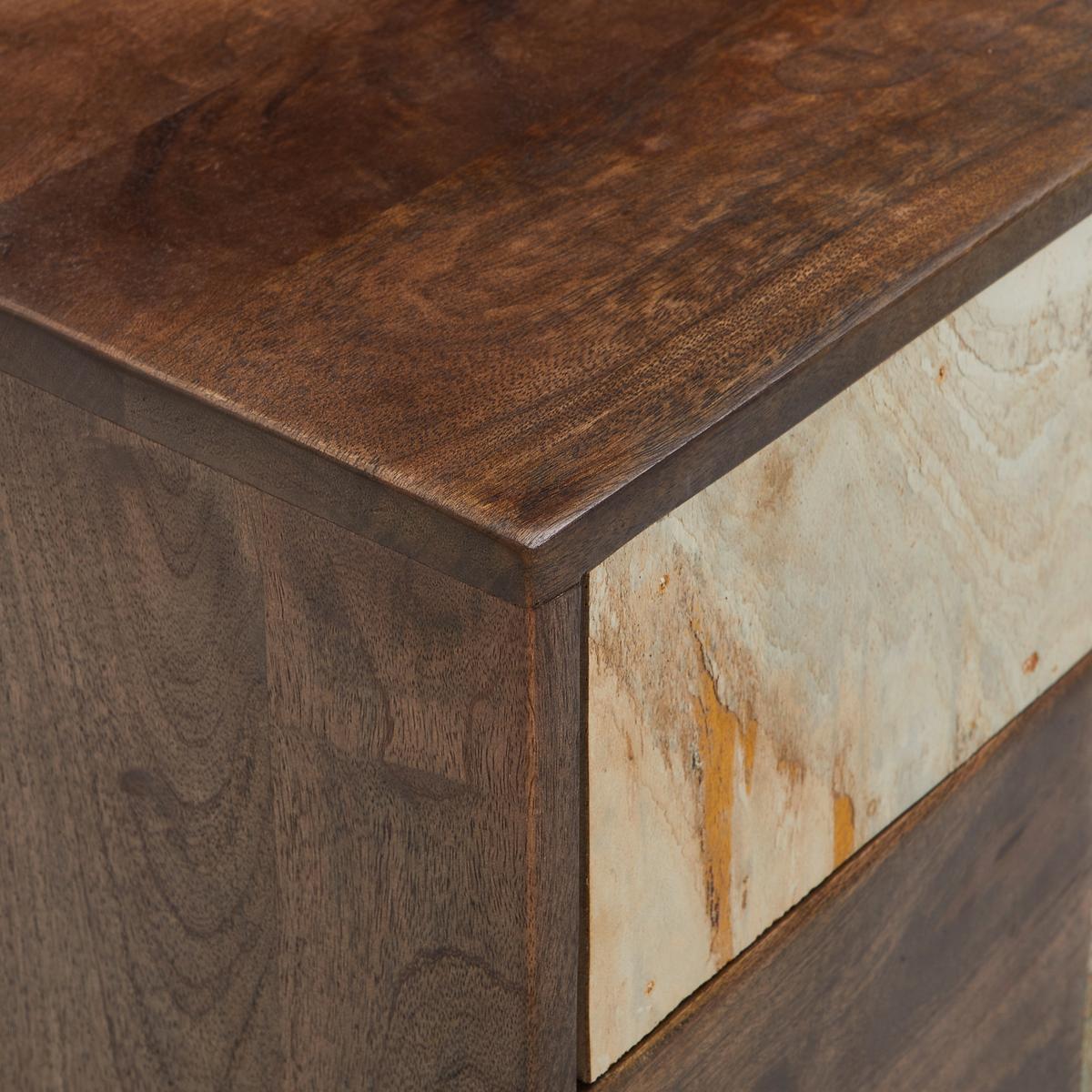 KOMODA SZEROKA SIDEBOARD - beżowy/zielony, Design, drewno (170/80/40cm) - Livetastic