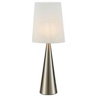Tischleuchte Conus Table Nickelfarben max. 40 Watt - Nickelfarben, Basics, Metall (23/23/64cm) - Markslöjd
