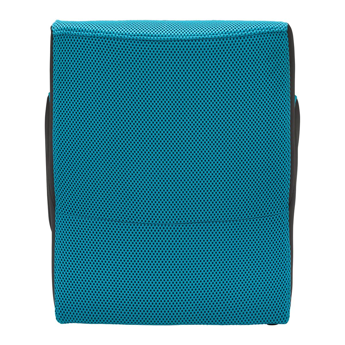 Designsessel Batty Mesh Türkis/Schwarz, Lederlook - Türkis/Schwarz, MODERN, Kunststoff/Textil (66/72/89cm) - Mömax