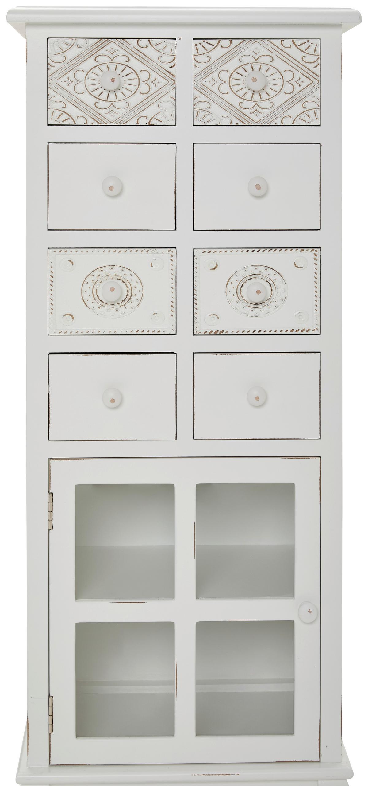 KOMODA CELIN - biały, Romantik / Landhaus, materiał drewnopochodny/drewno (50/120/35cm) - Landscape