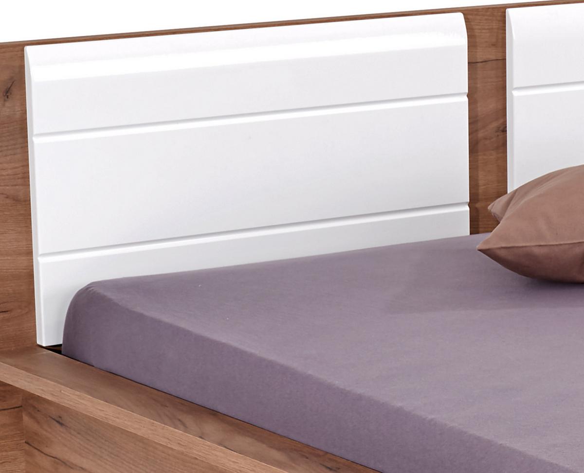 Pat Avensis New - alb/culoare lemn stejar, Konventionell, lemn (140/200cm) - Premium Living