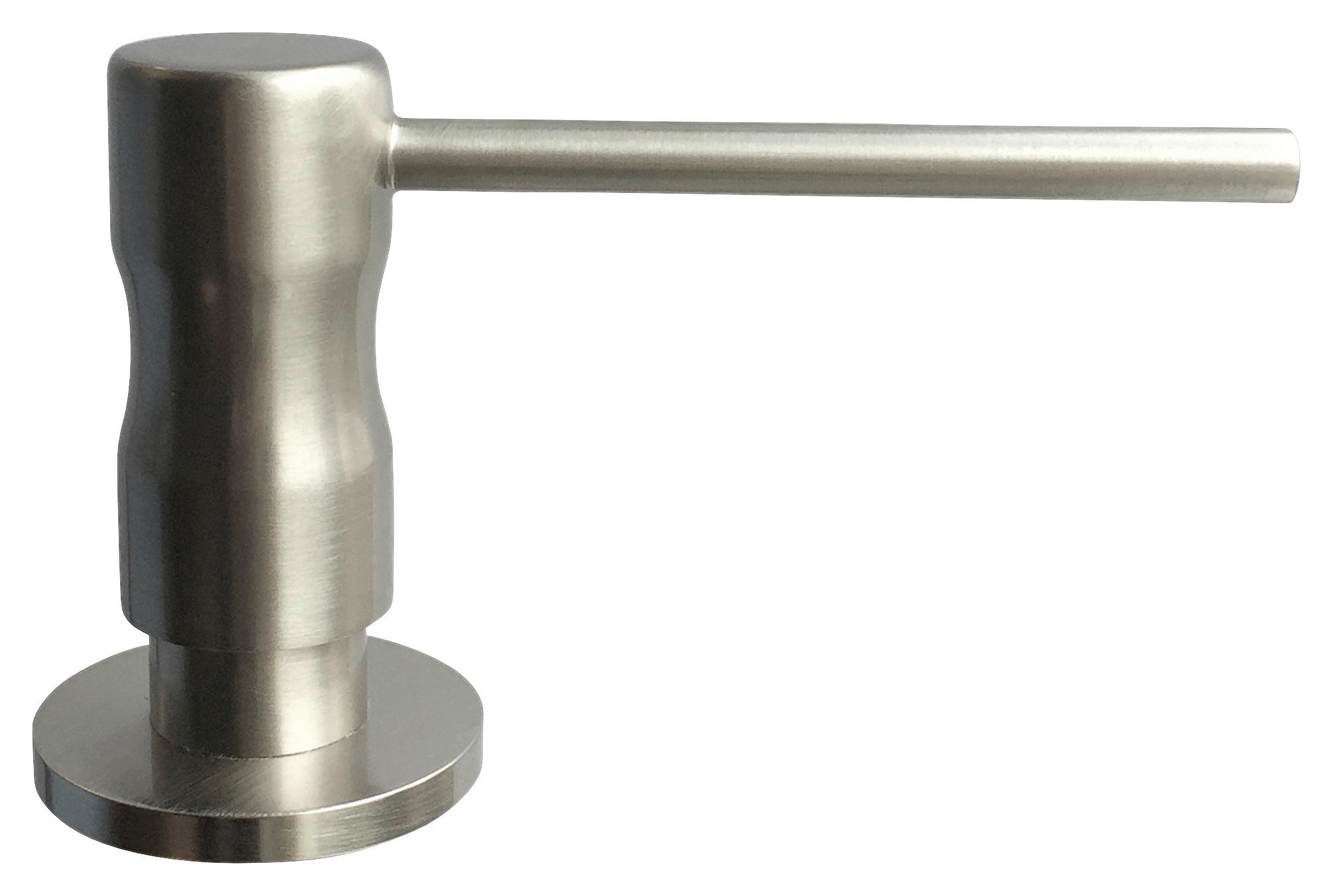 Spülmittelspender 00907 in Edelstahlfarben - Edelstahlfarben, Metall (7,7cm) - Systemceram