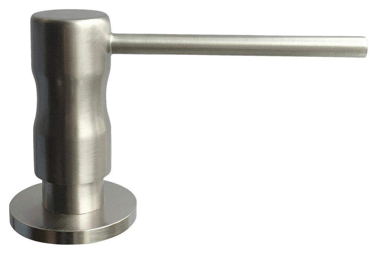 Spülmittelspender 00907 in Edelstahlfarben - Edelstahlfarben, Metall (7,7cm) - Systemceram
