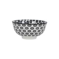 Dipschale Shiva Schwarz/Weiß - Schwarz/Weiß, LIFESTYLE, Keramik (11,7/5,6cm) - Mömax