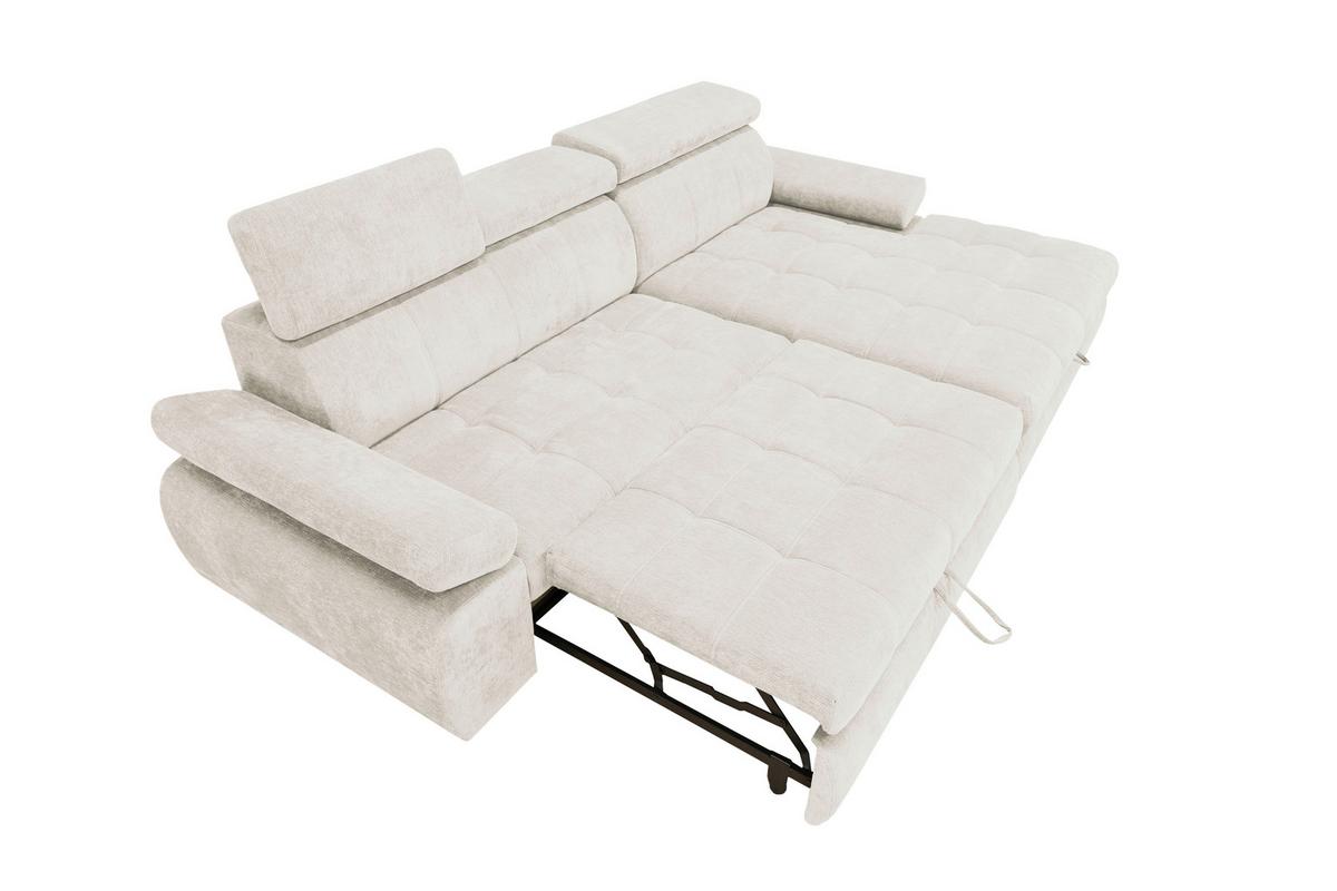 Kutna Garnitura Vegas - bež/crna, Design, drvo/tekstil (294/173cm) - Modern Living