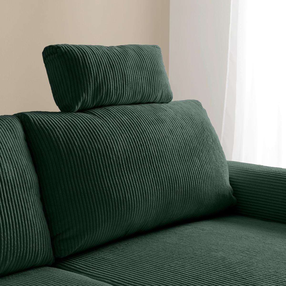 Kopfstütze Lille Grün - Grün, Modern, Textil (58/23/10cm) - Mömax