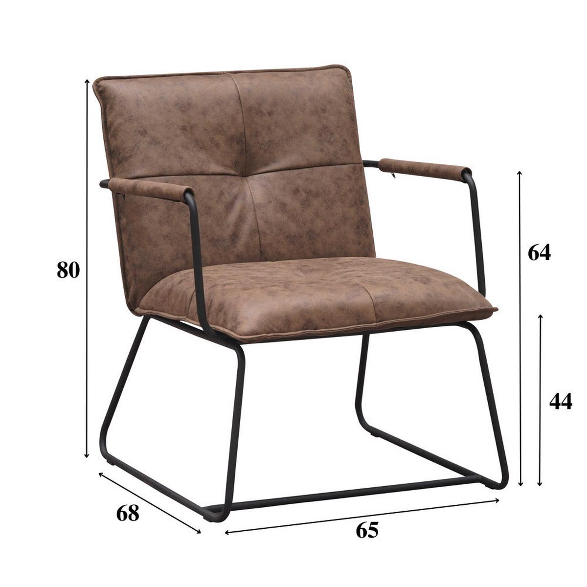 SESSEL BILBAO - Schwarz/Grün, MODERN, Textil/Metall (65/80/68cm) - MID.YOU