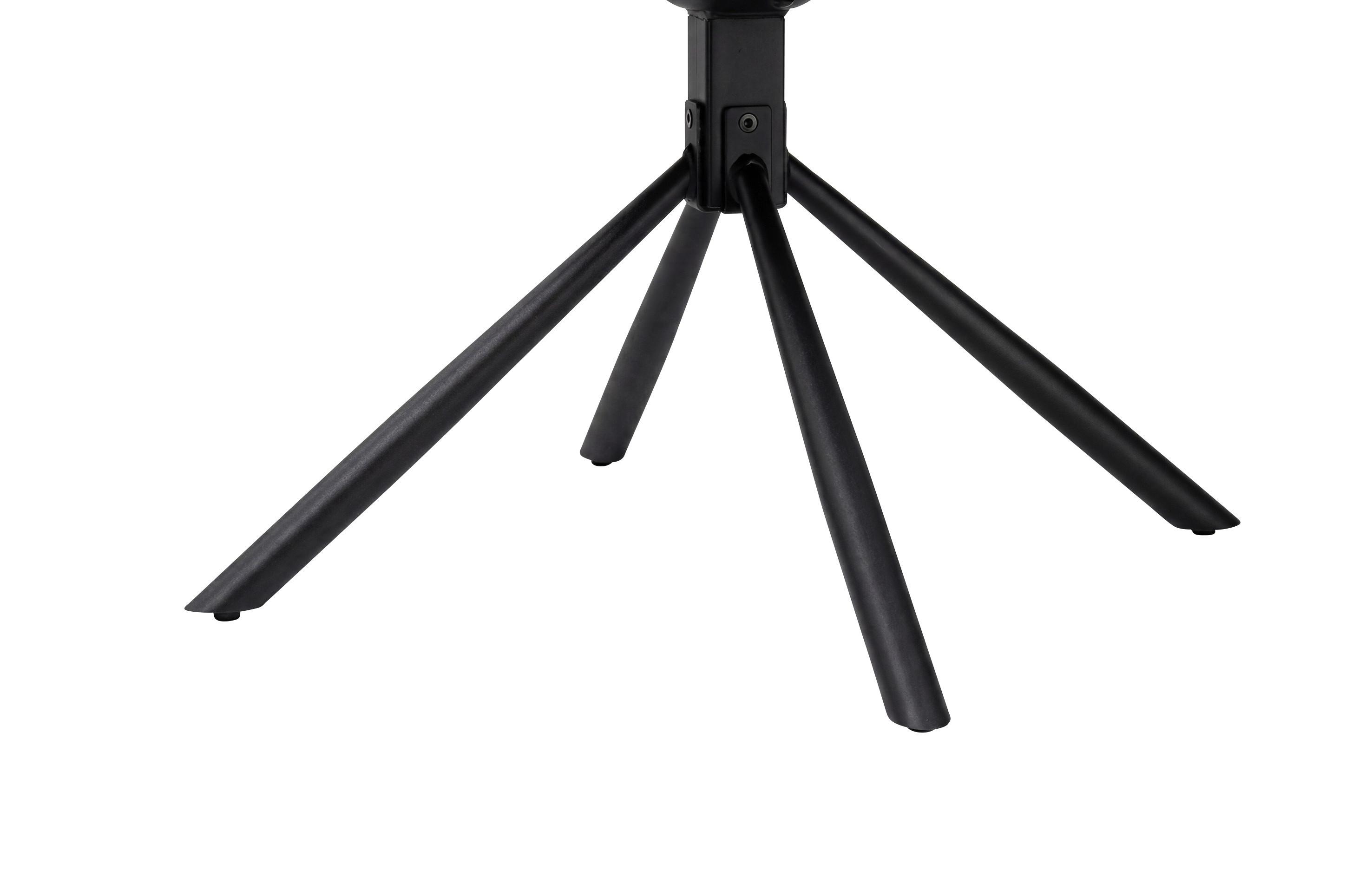 STOL MED ARMSTÖD QUEENS - svart/antracit, Design, metall/textil (60/89/64cm) - Mömax