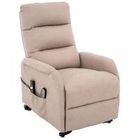 Počivalnik Luxo, Peščena Barva - črna/peščene barve, Design, kovina/umetna masa (68/100/94cm) - Livetastic