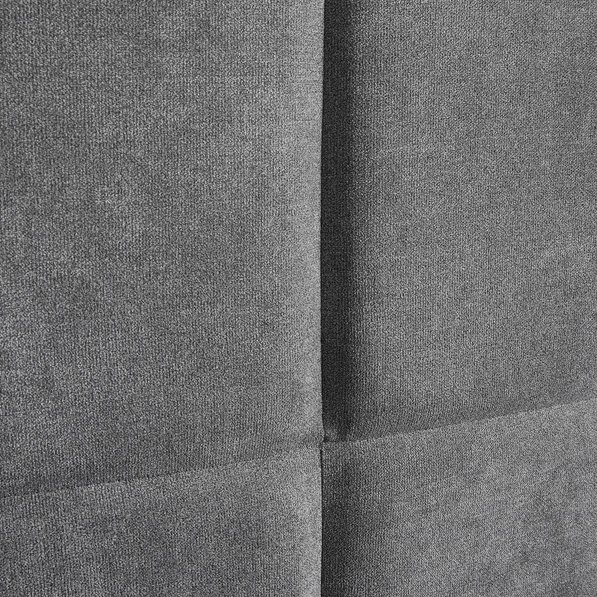 Pat tapițat Valeria cca 180X200 cm gri - gri, Modern, lemn/textil (180/200cm) - Bessagi Home