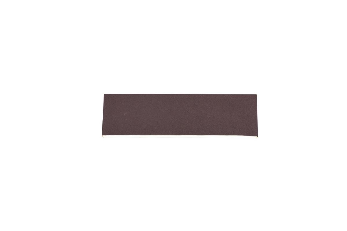 LED-Wandleuchte Concha in Weiß/Rost max. - Rostfarben/Weiß, KONVENTIONELL, Kunststoff/Metall (28/8/4,5cm) - Trio Leuchten