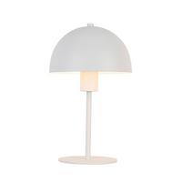 Tischleuchte Jertz Weiß max. 25 Watt - Weiß, KONVENTIONELL, Kunststoff/Metall (18/18/30cm) - Mömax