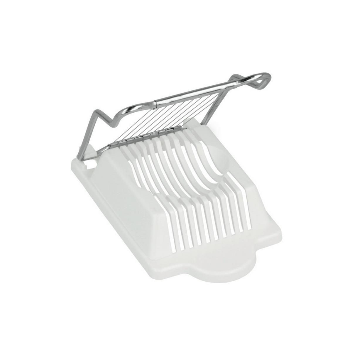 Tojásszeletelő Egg - fehér (9,5/16/28cm) - Metaltex