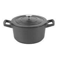Kochtopf Tradition in Schwarz Ø 20cm - Schwarz, MODERN, Metall (20/9,8cm)