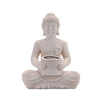 Szolárlámpa Buddha - műanyag