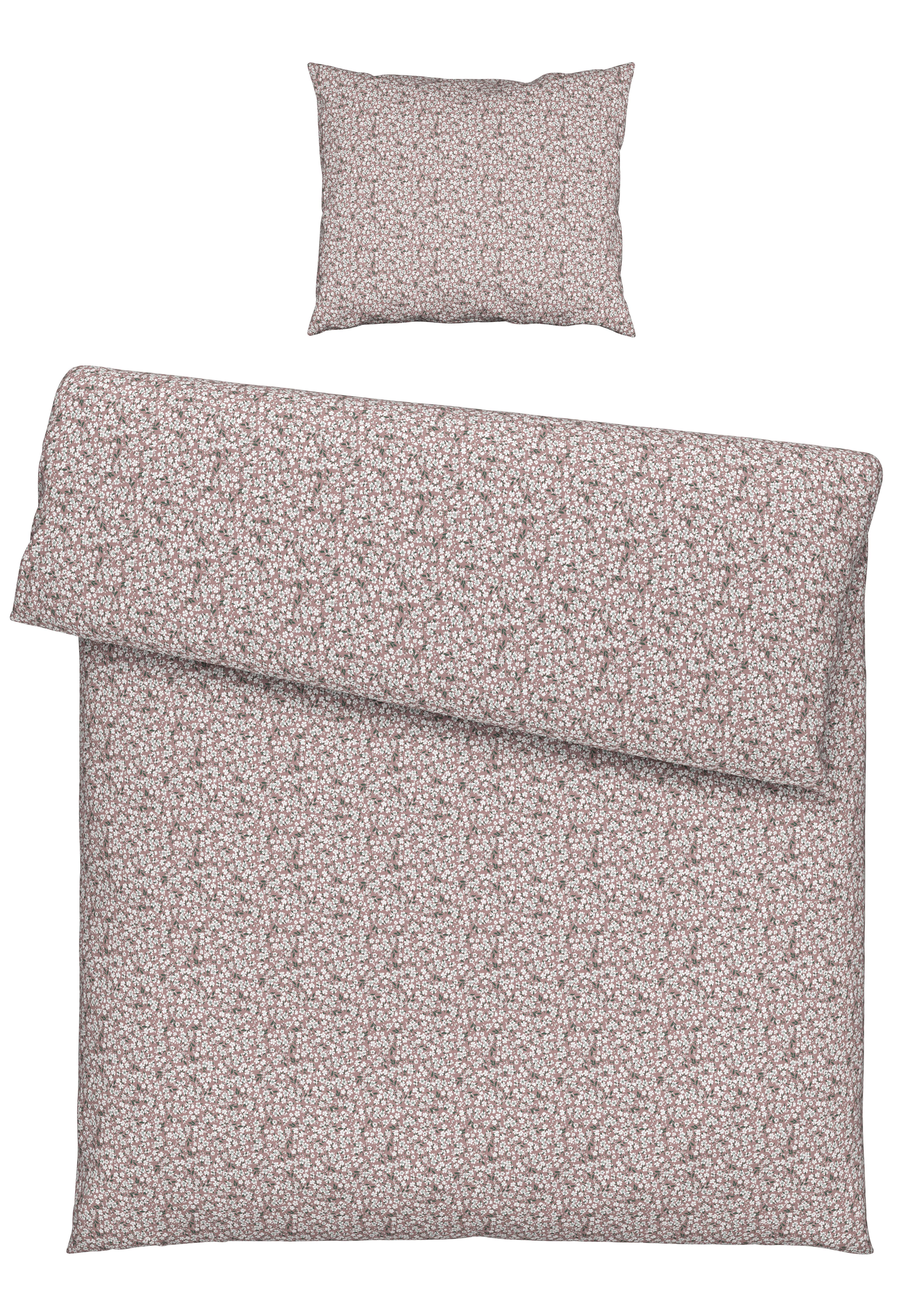 BETTWÄSCHESET JOSEFINE - Mauve, Romantik / Landhaus, Textil (160/210cm) - Modern Living