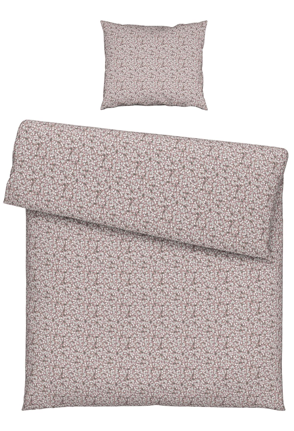 BETTWÄSCHESET JOSEFINE - Mauve, Romantik / Landhaus, Textil (160/210cm) - Modern Living