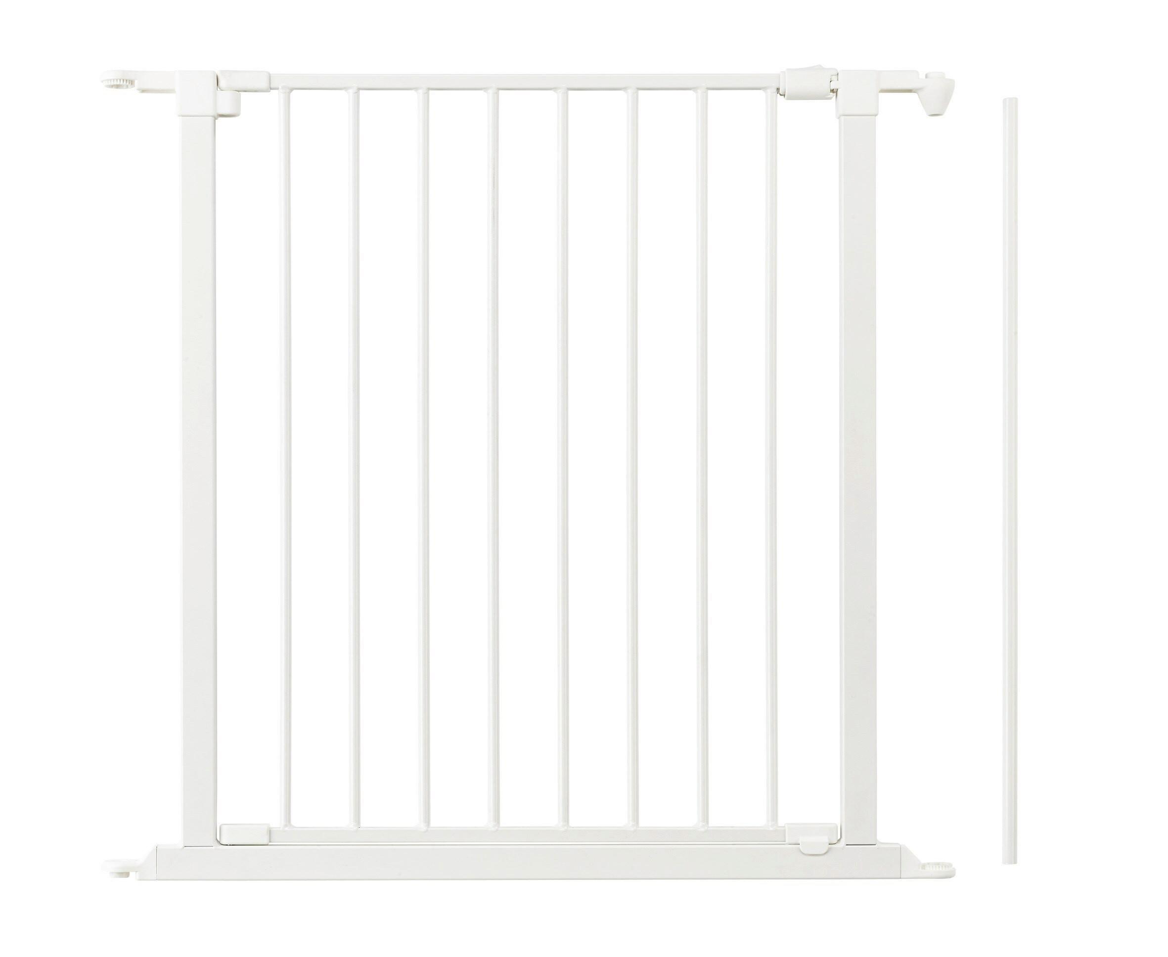 PRZEDŁUŻENIE BRAMKI OCHRONNEJ ELEMENT - biały, Basics, metal (72/70,5cm) - Baby Dan