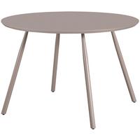 Étkezőasztal Kerek Milan - szürke, Lifestyle, faalapú anyag/fém (110/75cm) - Mömax