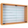 Viseča Vitrina Mandosa Xl, Bukev - barve bukve, Moderno, steklo/leseni material (60/40/10cm) - MID.YOU