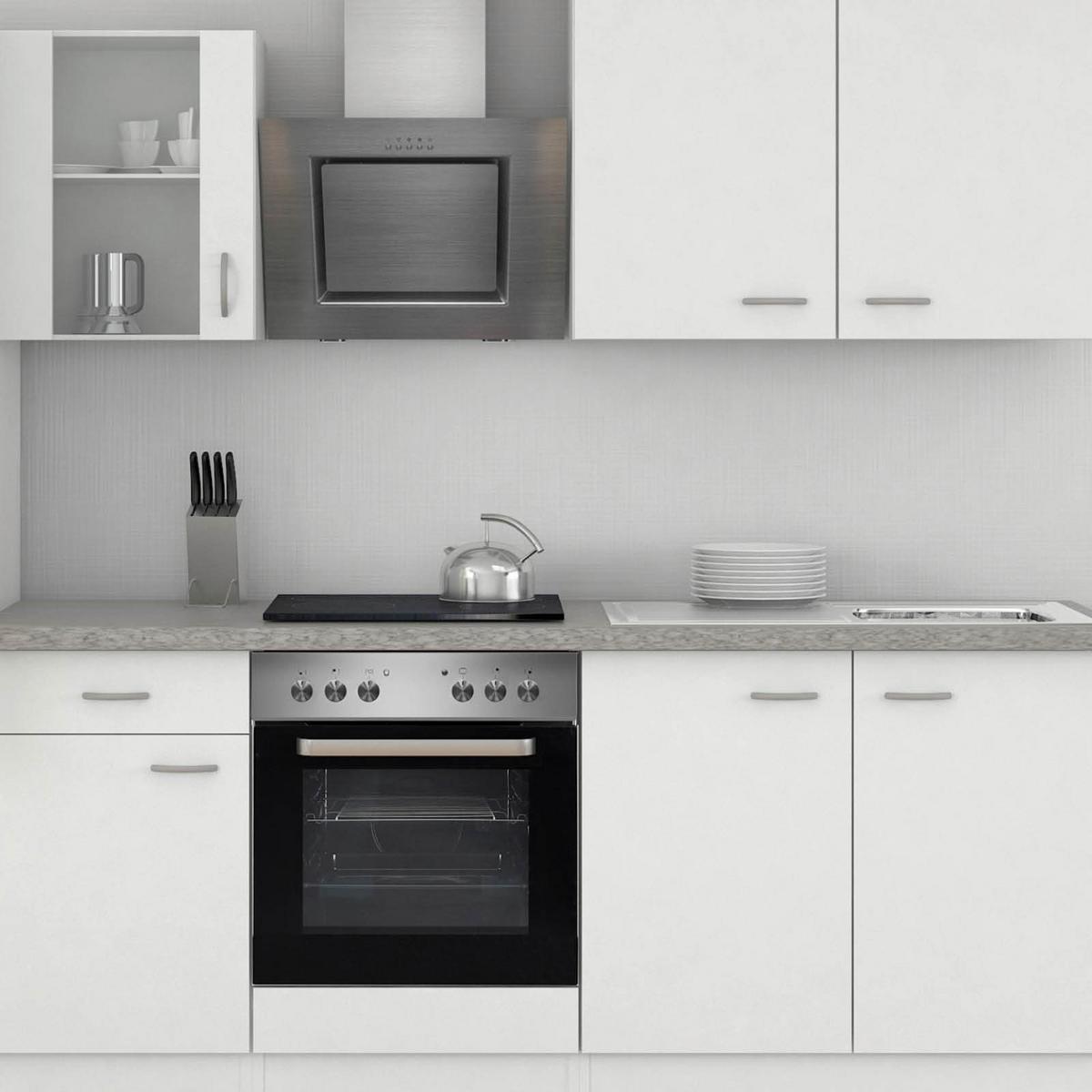 Küchenblock in Weiss inkl. Geräte und Spüle \'Wito\' online kaufen ➤ mömax
