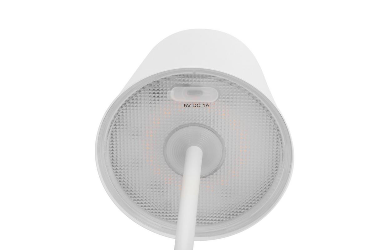 AKUMULATOROWA LAMPA STOJĄCA SEATTLE *SBN* - biały, Konventionell, metal (20/117cm) - Novel