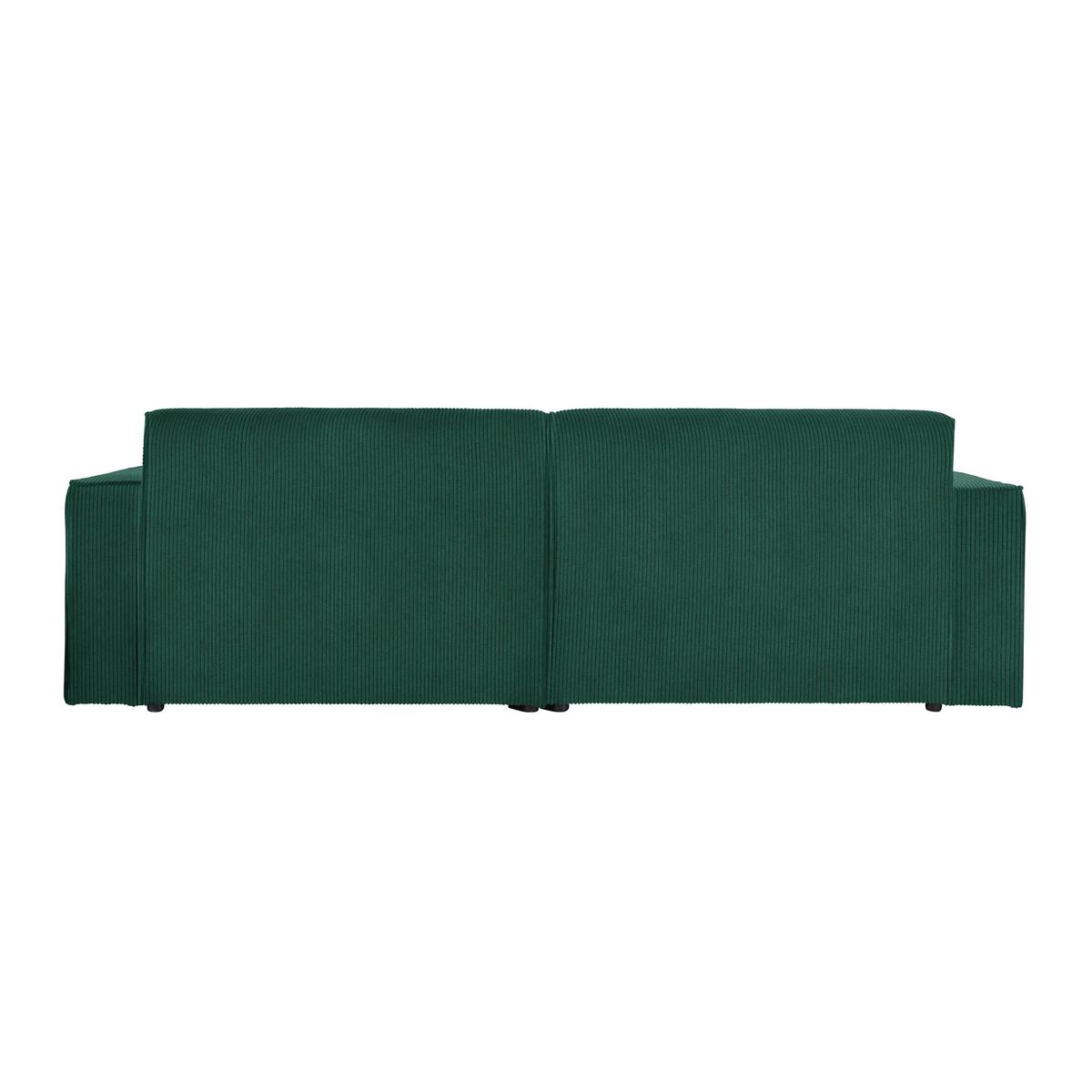 Wohnlandschaft Loft Dunkelgrün - Dunkelgrün/Schwarz, MODERN, Kunststoff/Textil (265/75/172cm) - Mömax