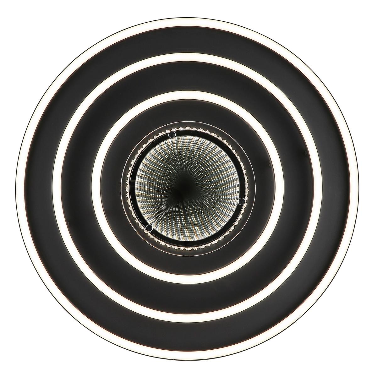 Led Stropna Svjetiljka Lawanda - bijela/crna, Design, metal/plastika (72,2/10cm) - Globo