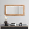 MIROIR MURAL FOREST -EXKLUSIV- - couleur chêne, MODERN, matériau en bois/verre (55/100cm) - Mömax
