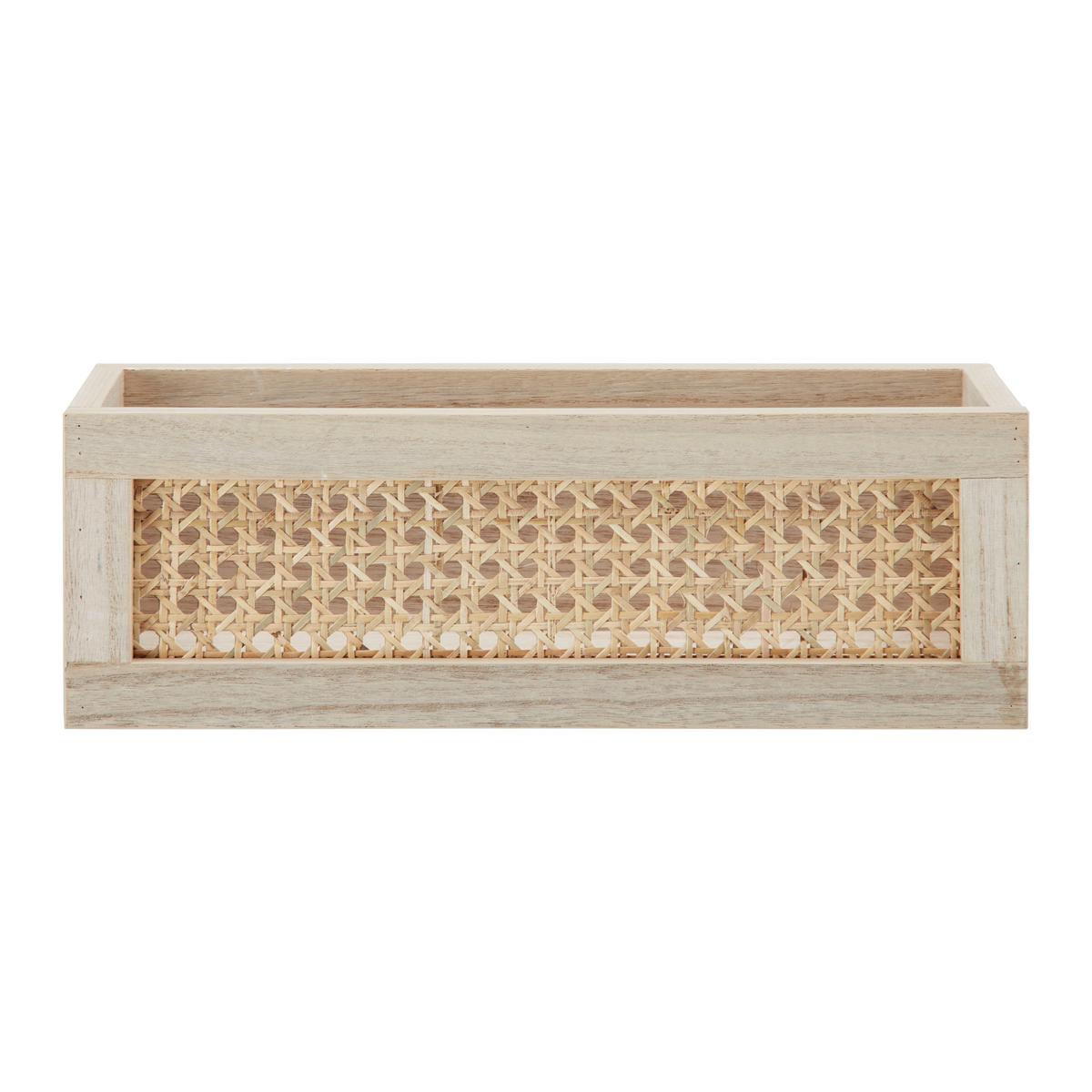 Aufbewahrungsbox Denis Hellbraun Holz - Naturfarben, MODERN, Holz/Holzwerkstoff (36/12/13cm) - Bessagi Home