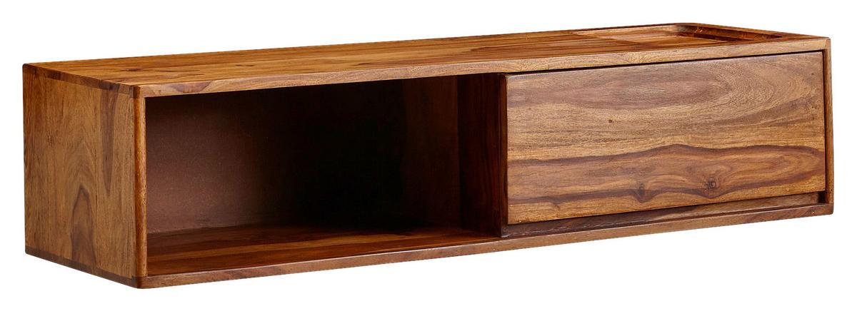 Nizka Omarica Wohnling - barve indijskega rožnega lesa, Moderno, les (108/25/34cm) - MID.YOU