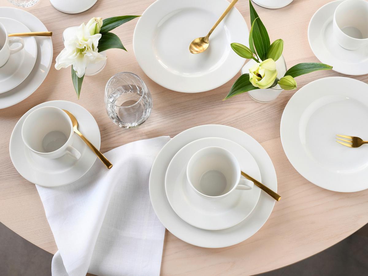 Kávéskészlet 24911 Venice Creme - krémszínű, Basics, kerámia - Creatable