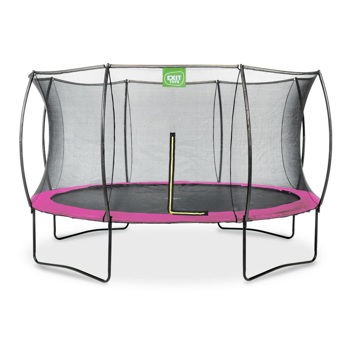 Trampolin Exit Silhouette, Ø 366cm - pink, Konvencionalno, kovina/umetna masa (391/268cm) - EXIT Toys