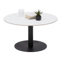 Couchtisch Bursa Schwarz/Weiß - Schwarz/Weiß, MODERN, Keramik/Metall (80/80/45cm) - Mömax