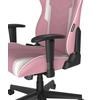 GAMINGSTOL PRINCE - vit/pink, Modern, textil/plast (67/126/67cm) - Dxracer