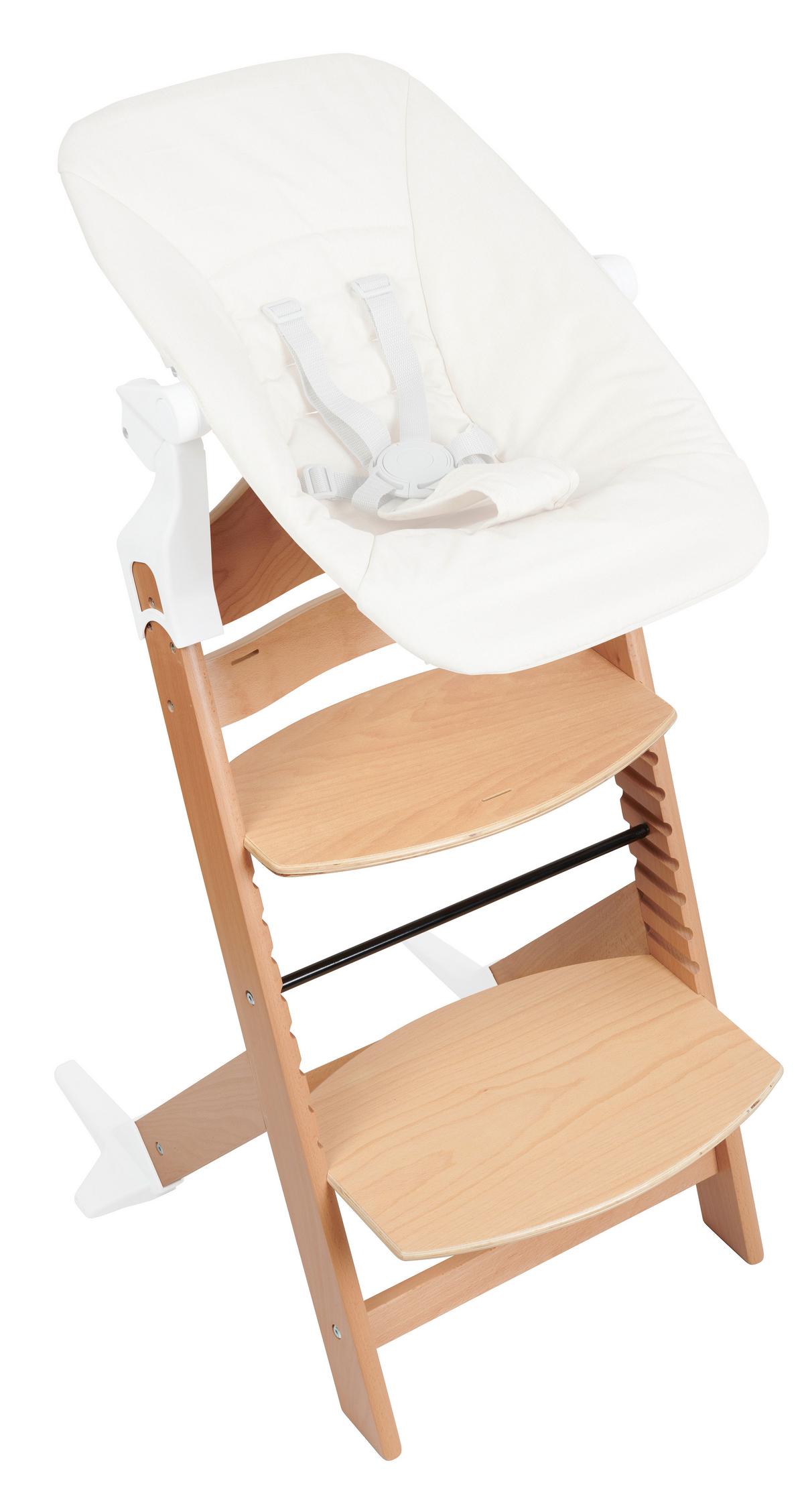 WYSOKIE KRZESŁO LUNCH -TOP- - kolor naturalny, Lifestyle, drewno (45/50,5/78,5cm) - My Baby Lou
