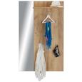 Garderobenpaneel Eichefarben - Eichefarben, MODERN, Holzwerkstoff (92/144/28cm)