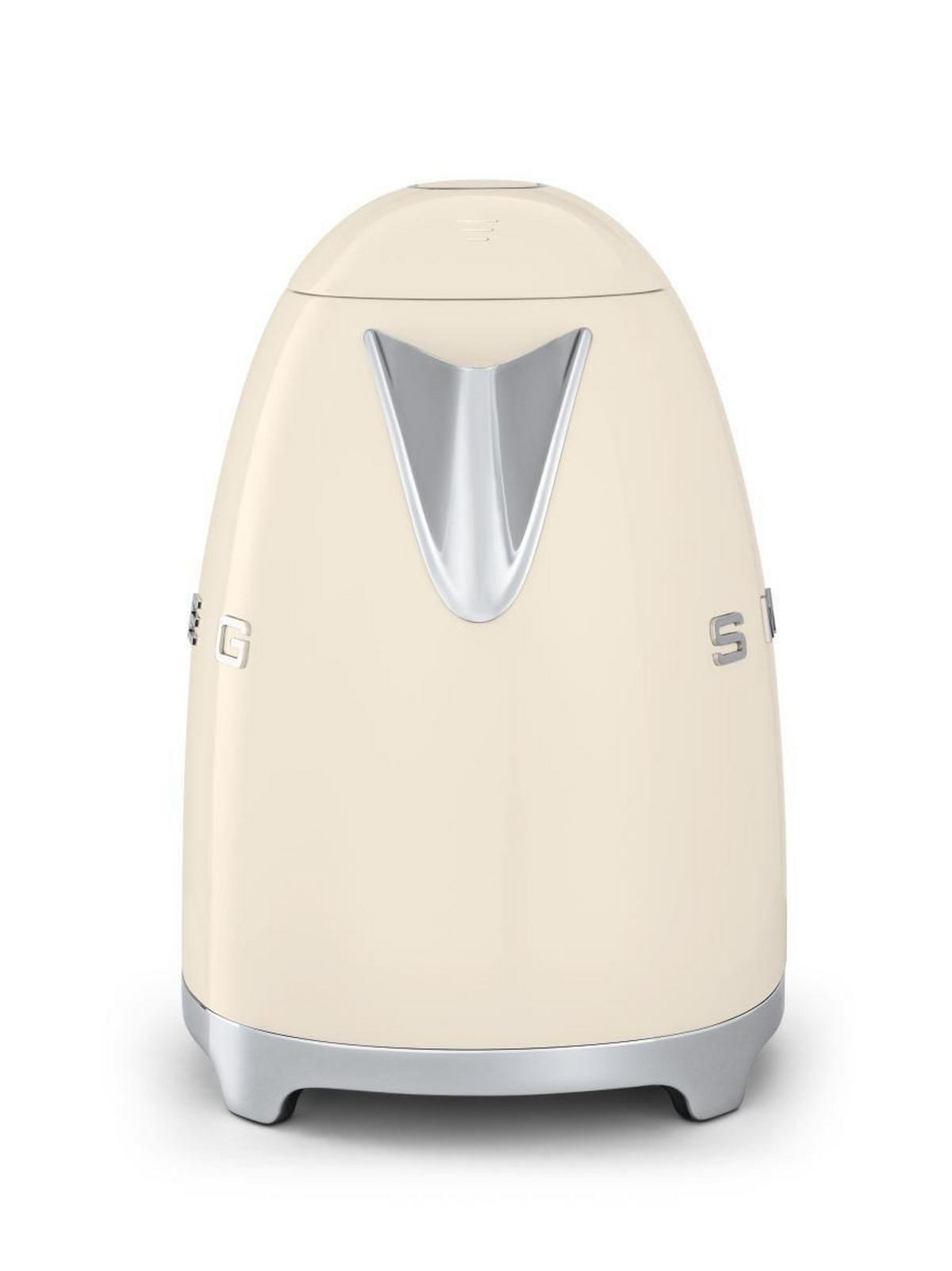 CZAJNIK ELEKTRYCZNY KLF03CREU/KLF01CREU SMEG - kremowy/kolor chromowy, Basics, tworzywo sztuczne/metal (22,3/24,8/17,1cm) - SMEG