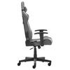 GAMINGSTOL PRINCE -EXKLUSIV- - vit/grå, Modern, textil/plast (70/126/70cm) - Dxracer