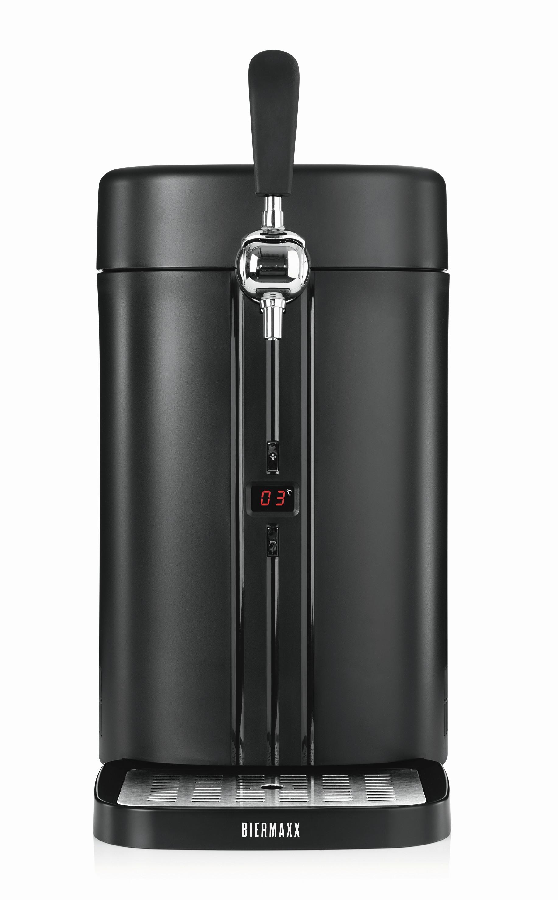 MASZYNA DO NALEWANIA PIWA BIER MAXX - kolor srebrny/czarny, Basics, tworzywo sztuczne (26,4/41/52,6cm)