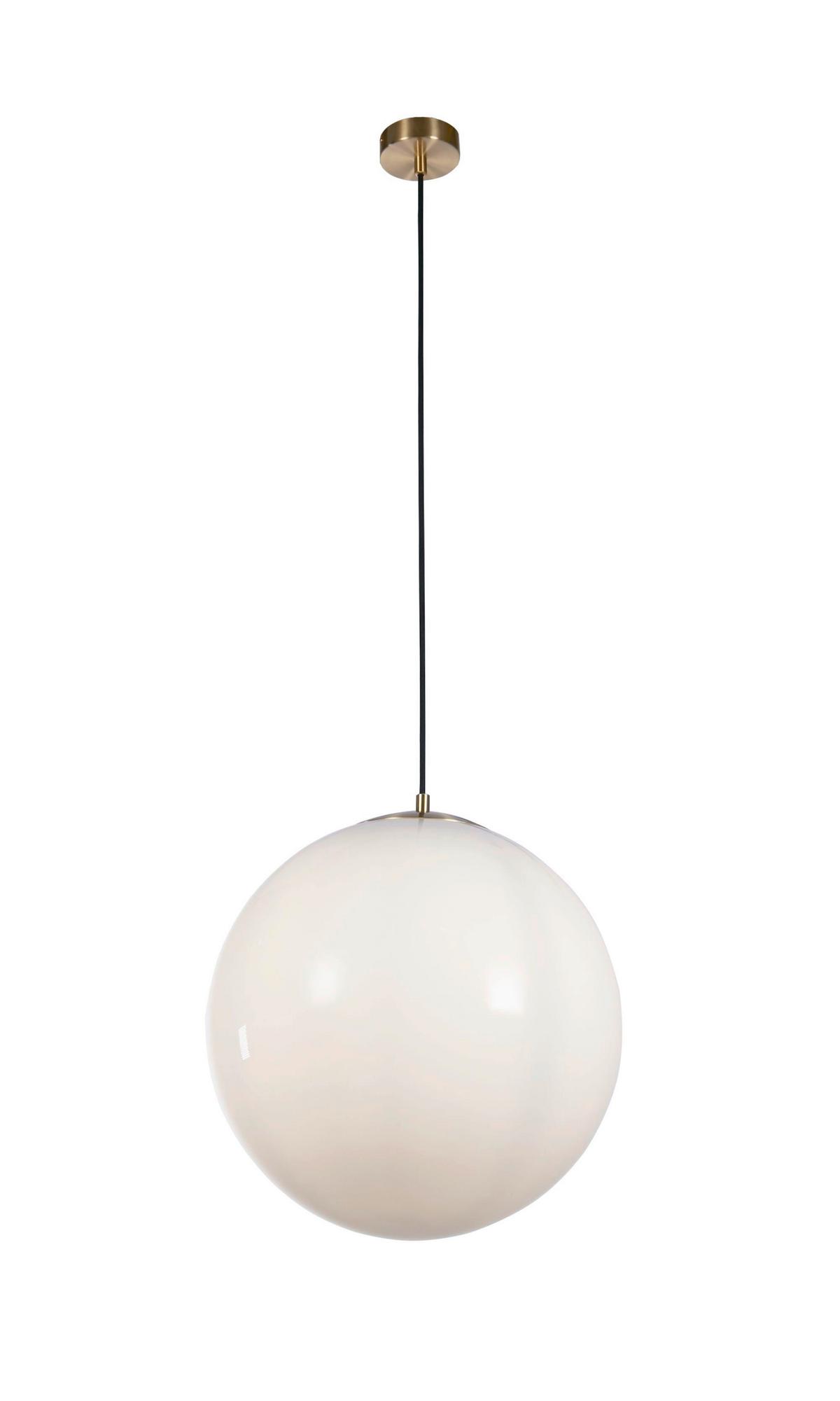 Függőlámpa 6099sb - sárgarézszínű, Basics, üveg/fém (40/43cm)