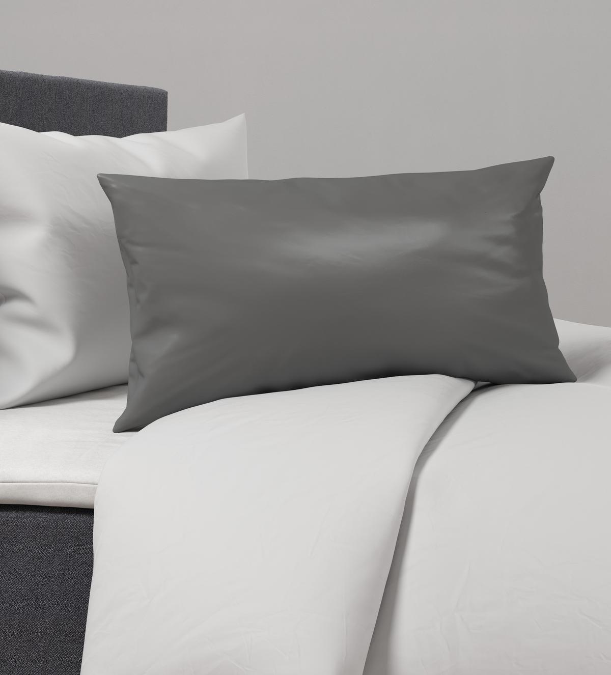 Prevleka Blazine Alex Uni - barve skrilavca, Moderno, tekstil (40/80cm) - Premium Living