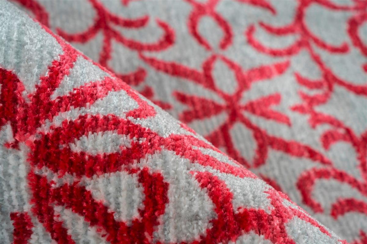 WEBTEPPICH BAROQUE 200 ROT 200CM X 290CM - Rot, Basics, Textil (200/290cm) - Kayoom