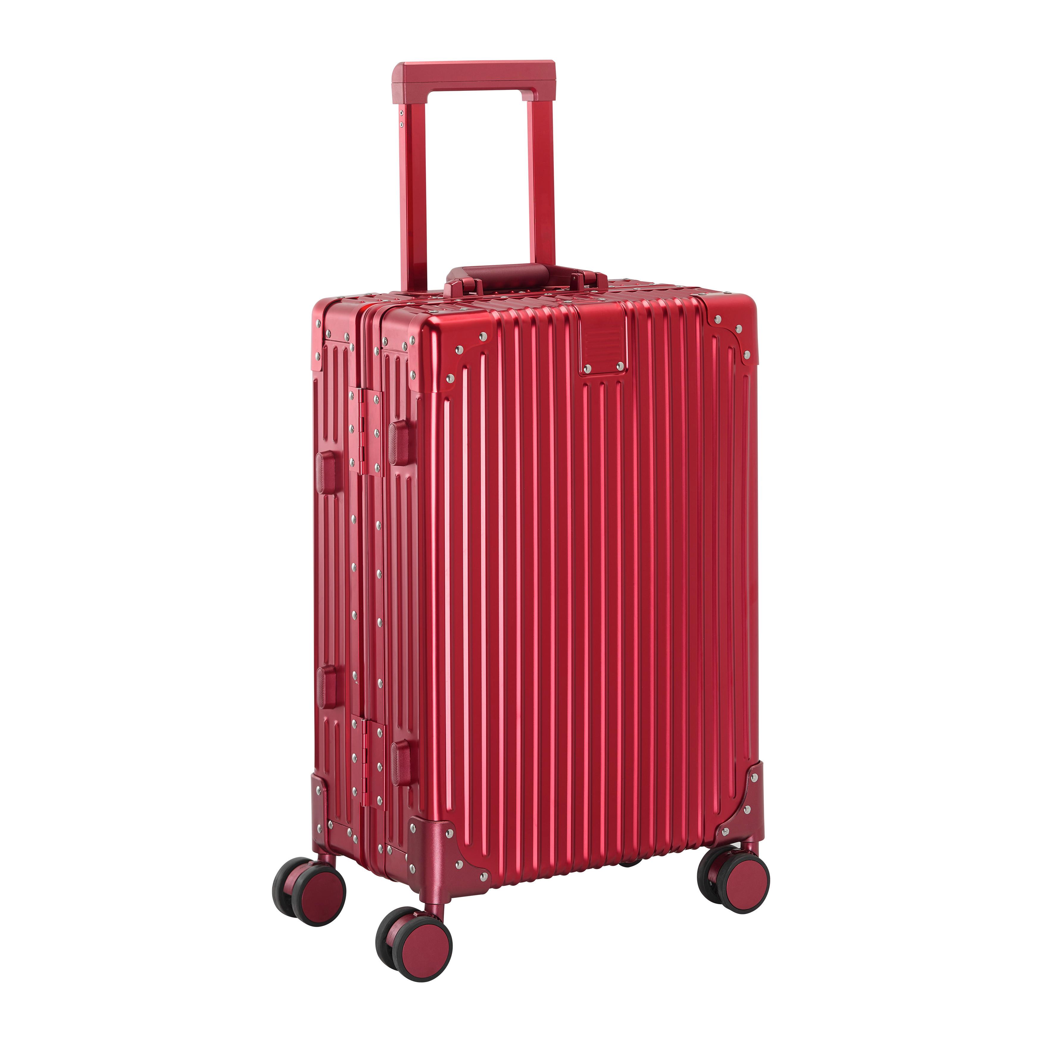 Reisekoffer Dubai Rot - Rot, KONVENTIONELL, Metall (56/36/22cm) - Mömax