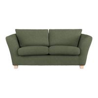 2-Sitzer-Sofa Devado Olivgrün - Olivgrün/Naturfarben, Holz/Textil (190/70-85/95cm) - Mömax