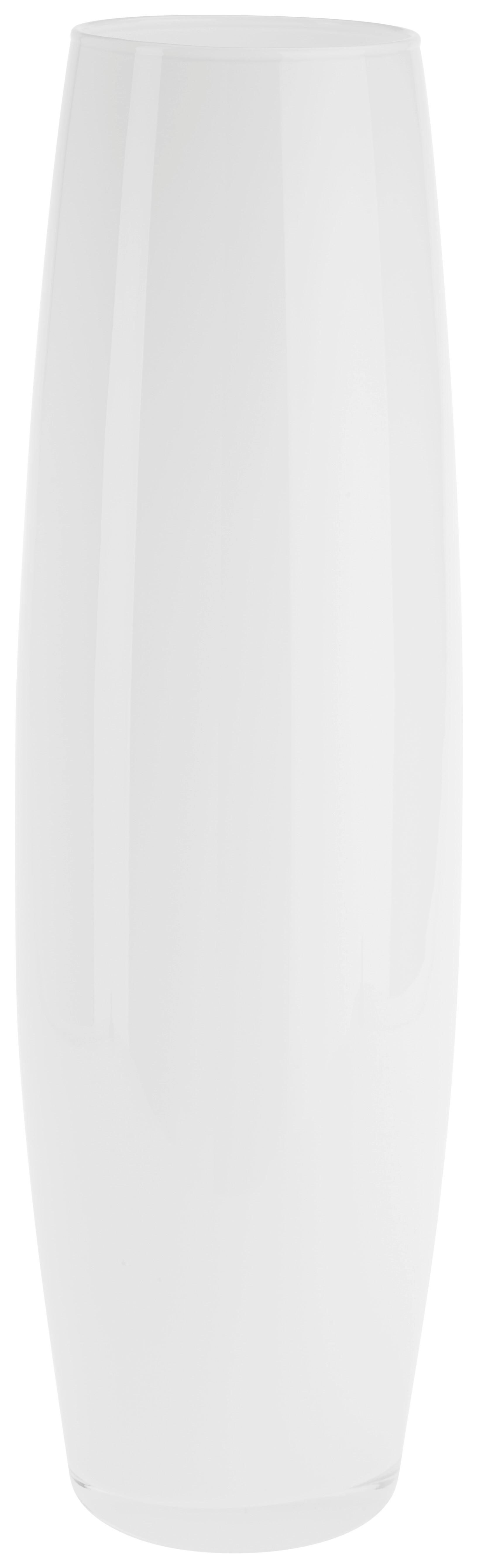 Váza Jenny - fehér, Üveg (50cm) - Modern Living